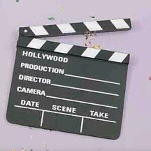 Forum Novelties Movie Clapper Board Memorabilia Birthday Decoration Keepsake